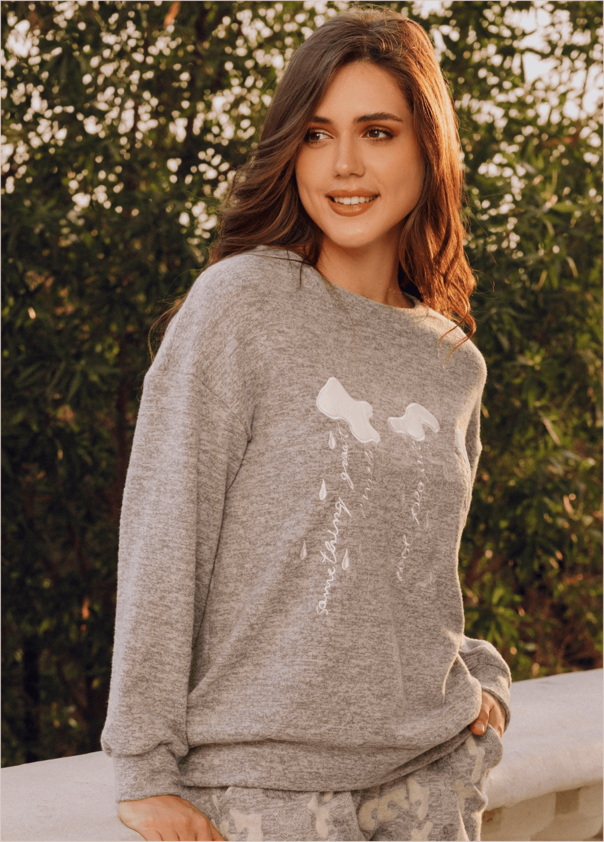 بيجامة حريمى 2 قطعة جاكار تريكو