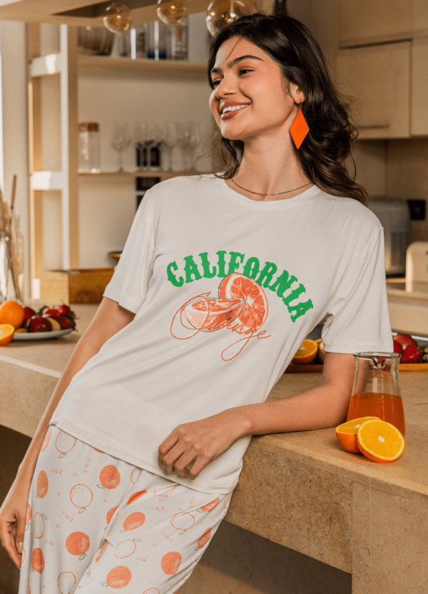 بيجامة بنطلون 🍊 Orange