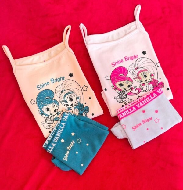 VANILLA 1*1 TOP&SHORT KIDS