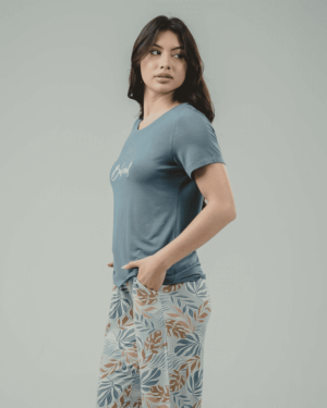 Women’s Vanilla pajamas ” Dark Midnight Blue “