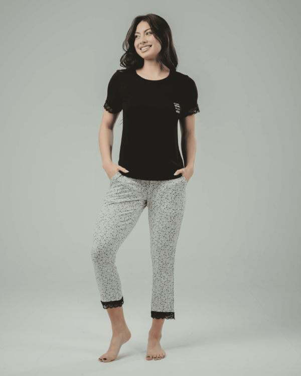 Women’s Vanilla pajamas ” Black “