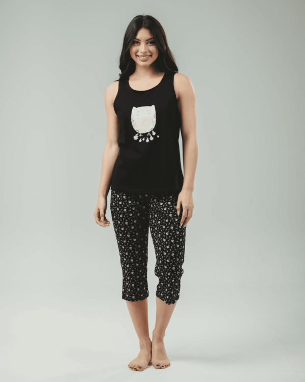 Women’s Vanilla pajamas ” Black “ 🦉