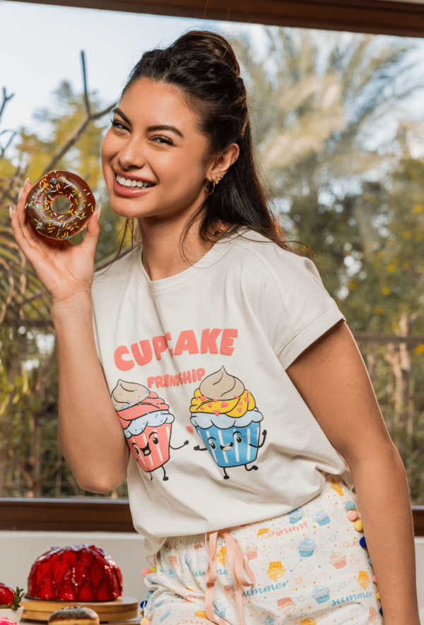 Cupcake 🧁 بيجامة شورت