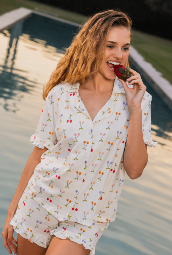 بيجامة شورت Cherry 🍒