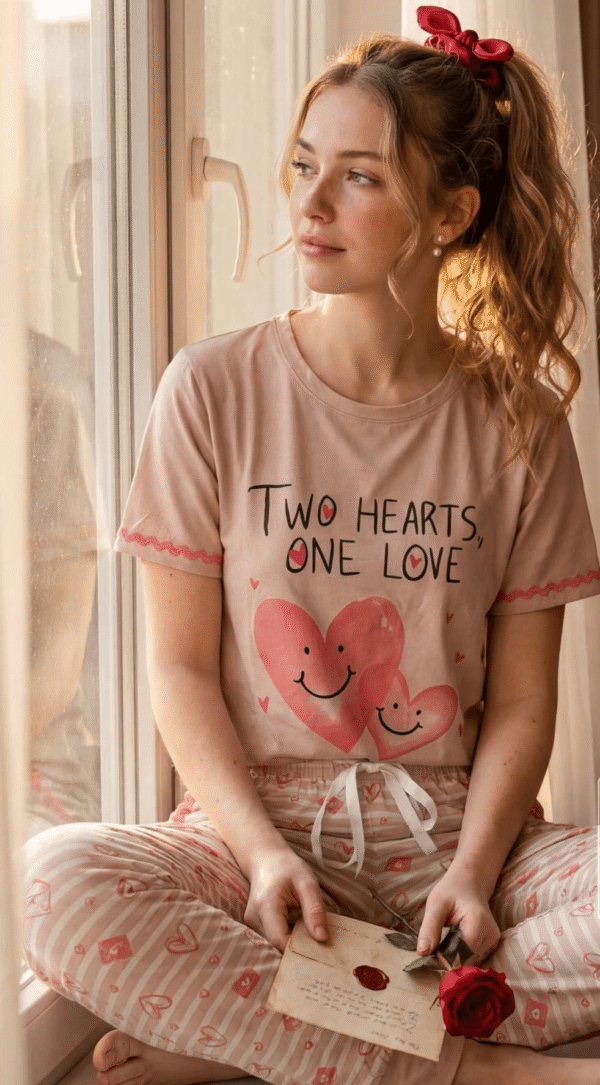 Romantic Morning 💌 Cotton Pajama - Image 2